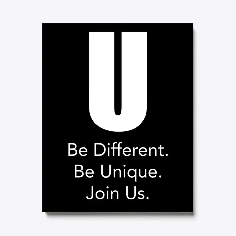 Be Different Canvas Print